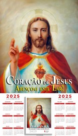 Folhinha Sagrado Corao de Jesus - 2025