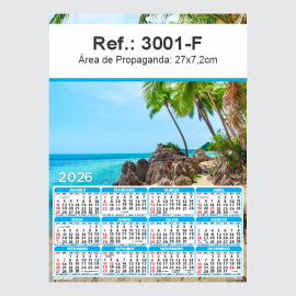 Folhinha de parede Linha 3000-F